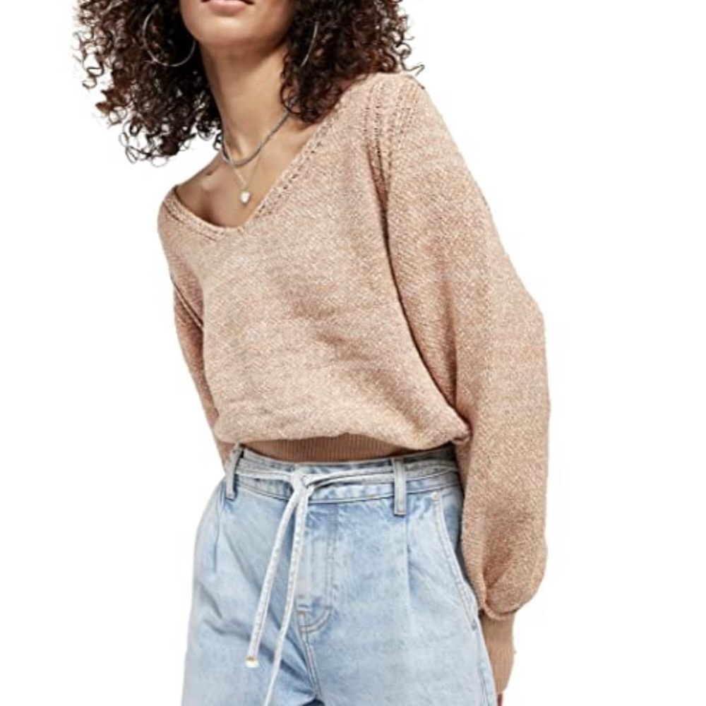 Free People Riptide V-Neck Sweater